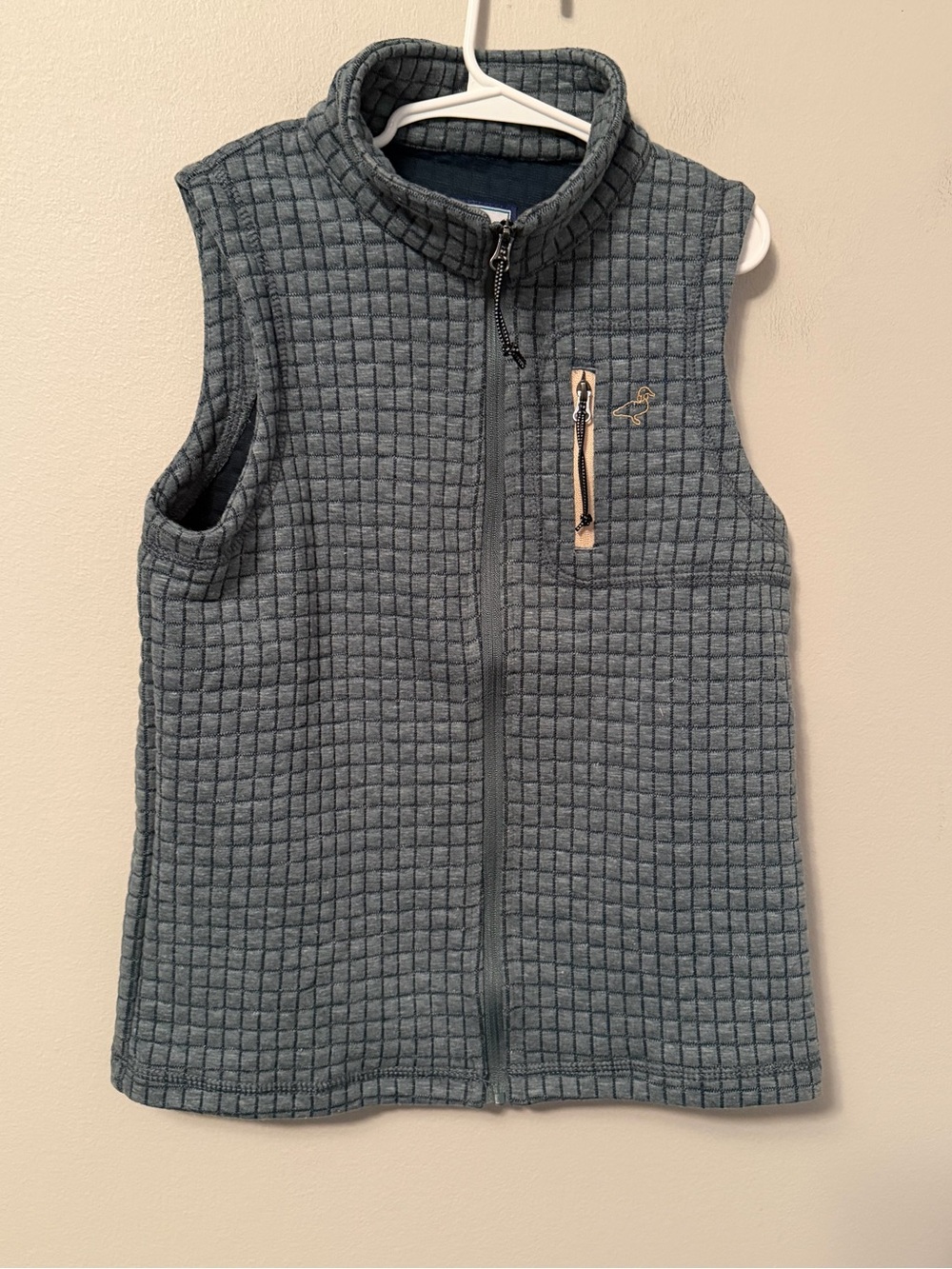 Properly Tied Quilted Fleece Vest - Slate Gray